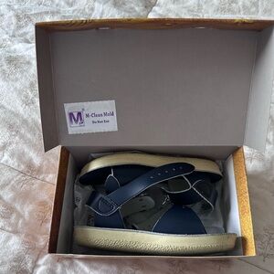 Kids Navy Salt Water Sandals